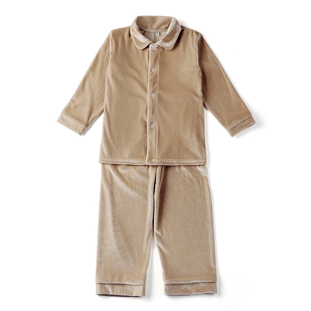 Velvet Christmas Pyjamas Mink