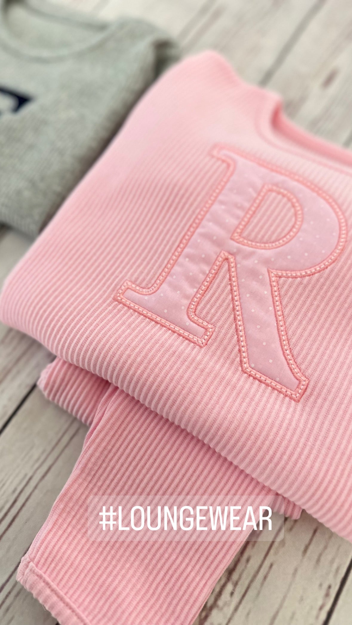 Pink Ribbed loungewear