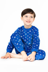 Children's Personalised Christmas Snowflake Pyjamas