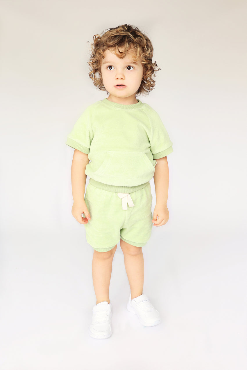 TOWELLING COTTON SUMMER TRACKSUIT UNISEX