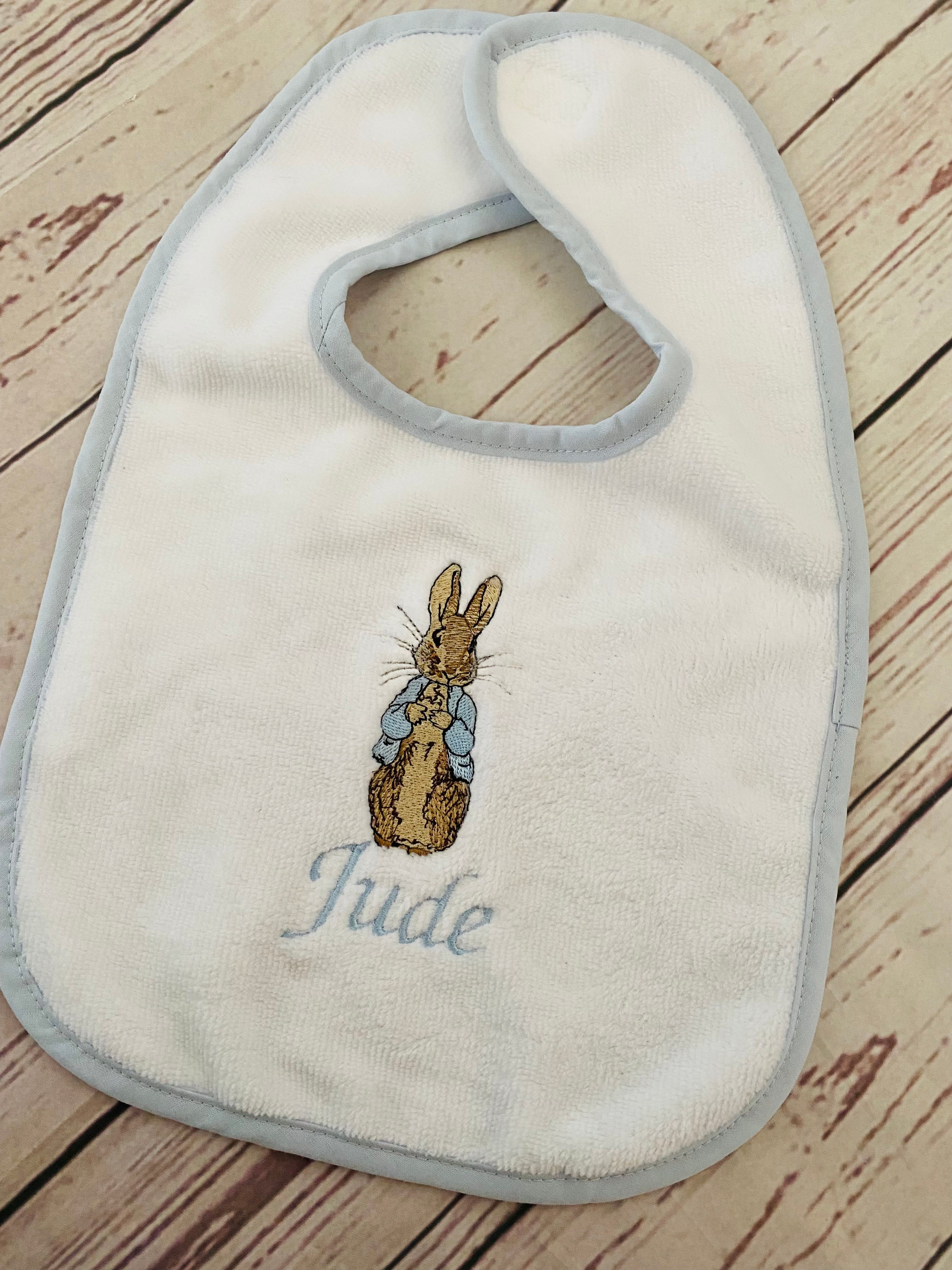 Rabbit Sleepsuit and Bib