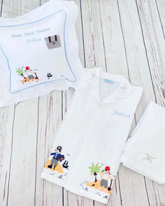 Boys Pirate Tooth Fairy Pjs and Pillow Set